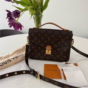 Louis Vuitton Dark Brown Monogram Crossbody Bag